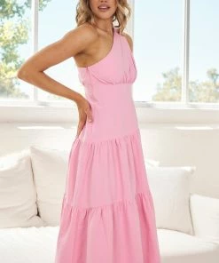 YH & Co (Chloe Yip) Ladonna Dress - Pink DRESSES