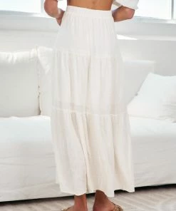 Qtrend Fashion PTY LTD CLOTHING Jayma Skirt - White 11 Qtrend Fashion PTY LTD CLOTHING Jayma Skirt - White