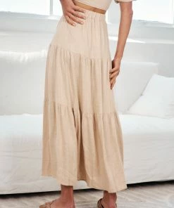 Qtrend Fashion PTY LTD CLOTHING Jayma Skirt - Beige