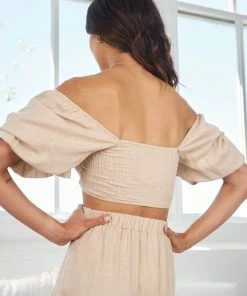 Qtrend Fashion PTY LTD Jayla Top - Beige