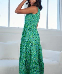 Reverse DRESSES Claudia Dress - Green Floral 9 Reverse DRESSES Claudia Dress - Green Floral