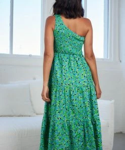 Reverse DRESSES Claudia Dress - Green Floral