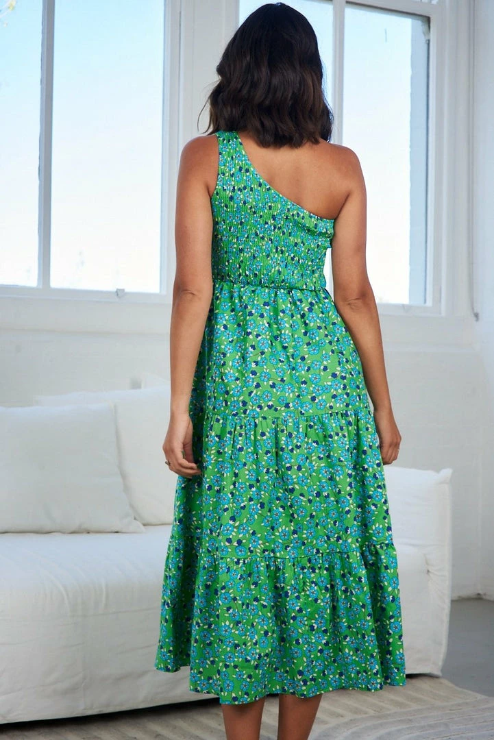 Reverse DRESSES Claudia Dress - Green Floral 4 Reverse DRESSES Claudia Dress - Green Floral