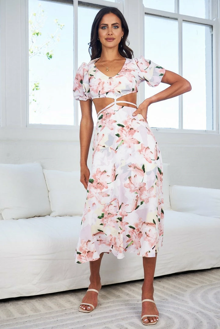 Evermore Fashion Evonne Dress - White Floral 6 Evermore Fashion Evonne Dress - White Floral