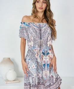 CSA (Lorraine Designs) DRESSES Mahoa Dress - Leopard Print