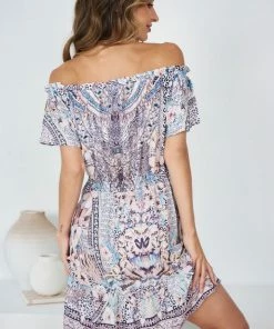 CSA (Lorraine Designs) DRESSES Mahoa Dress - Leopard Print