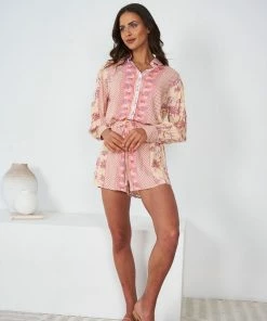 Reverse Delicia Set - Pink Print CLOTHING