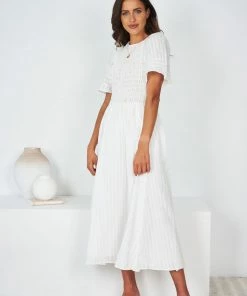 Qtrend Fashion PTY LTD Iolana Dress - White Casual Dresses