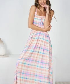 Paper Heart Roselani Dress - Gingham Print