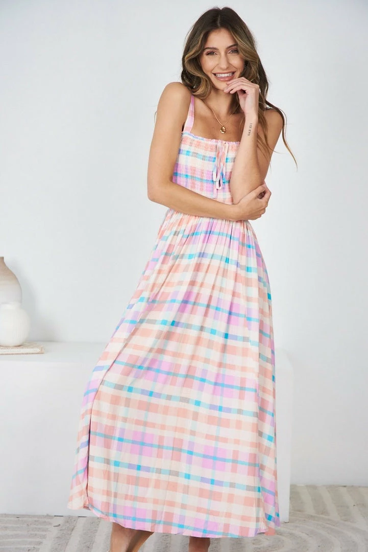 Paper Heart Roselani Dress - Gingham Print 3 Paper Heart Roselani Dress - Gingham Print