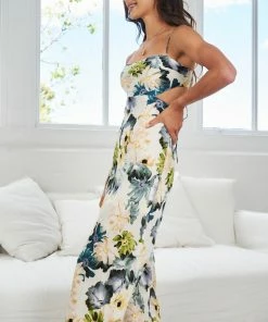 Evermore Fashion Janene Dress - White Floral