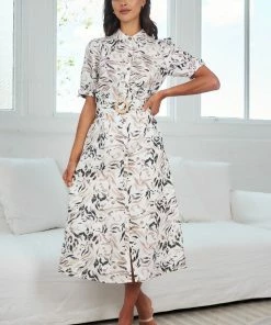 GDS Aranaz Dress - White Print
