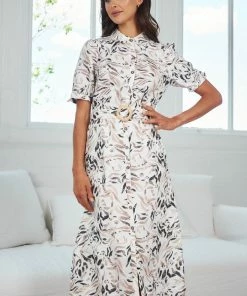 GDS Aranaz Dress - White Print