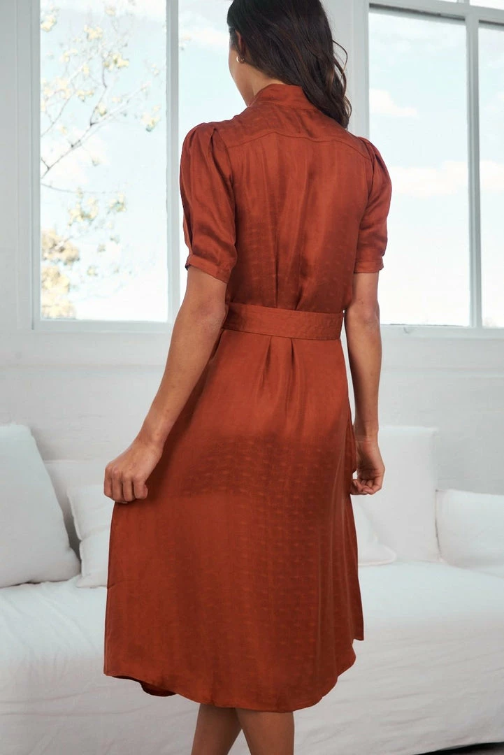 GDS Xirena Dress - Rust DRESSES 4 GDS Xirena Dress - Rust DRESSES