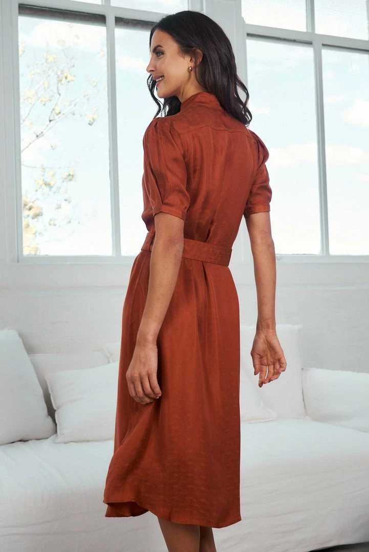 GDS Xirena Dress - Rust DRESSES 5 GDS Xirena Dress - Rust DRESSES