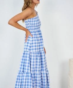 Reverse Claudia Dress - Blue Gingham DRESSES