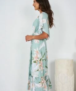 Willo Fashion Kalana Dress - Sage Print DRESSES