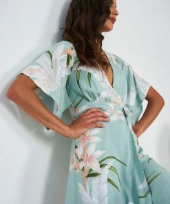 Willo Fashion Kalana Dress - Sage Print DRESSES