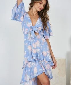 Willo Fashion DRESSES Kanani Dress - Blue Print