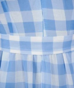 Wild Ginger Jaida Dress - Blue Gingham DRESSES 11 Wild Ginger Jaida Dress - Blue Gingham DRESSES