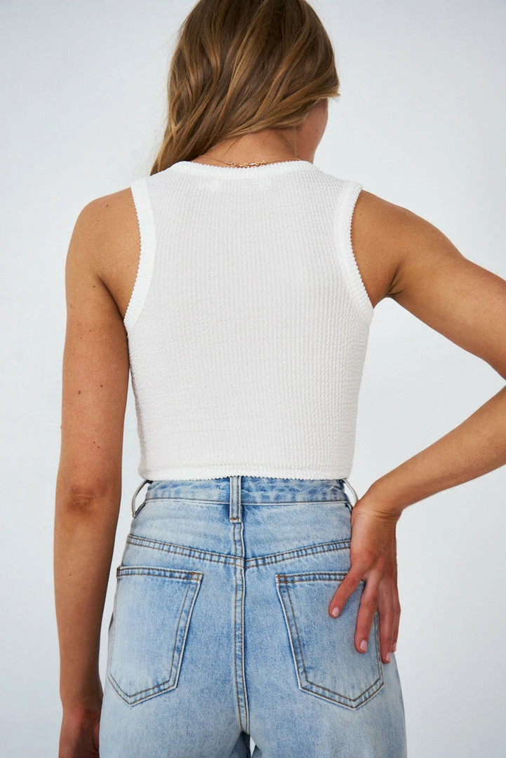 Sunny Girl Lisanne Top - White 4 Sunny Girl Lisanne Top - White