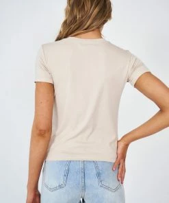 Sunny Girl CLOTHING Primed Top - Beige