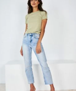 Sunny Girl Primed Top - Khaki CLOTHING