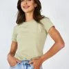 Sunny Girl Primed Top - Khaki CLOTHING