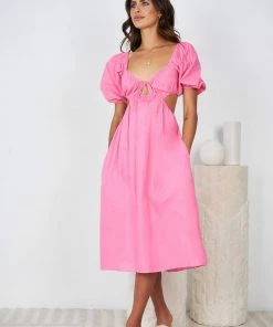 Wild Ginger Jami Dress - Pink DRESSES 12 Wild Ginger Jami Dress - Pink DRESSES