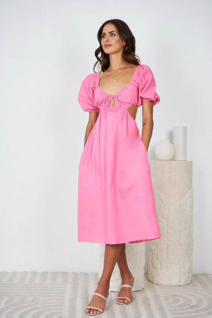 Wild Ginger Jami Dress - Pink DRESSES 7 Wild Ginger Jami Dress - Pink DRESSES