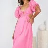 Wild Ginger Jami Dress - Pink DRESSES