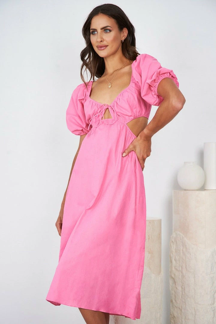 Wild Ginger Jami Dress - Pink DRESSES 3 Wild Ginger Jami Dress - Pink DRESSES
