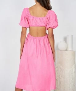 Wild Ginger Jami Dress - Pink DRESSES