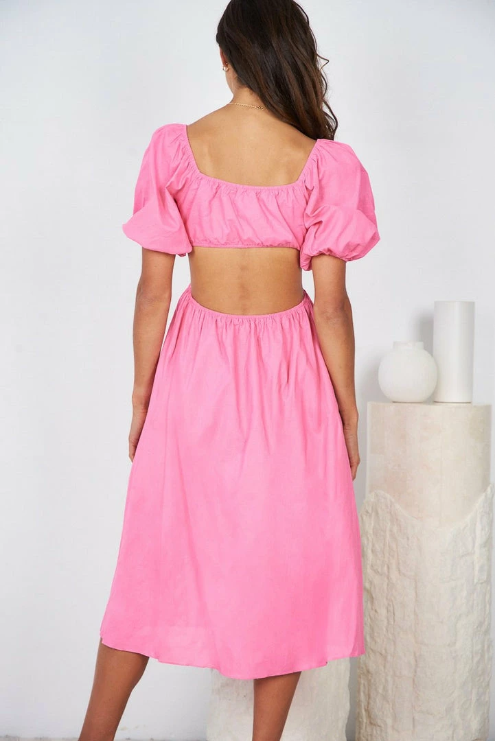 Wild Ginger Jami Dress - Pink DRESSES 4 Wild Ginger Jami Dress - Pink DRESSES