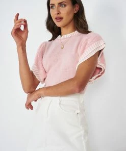 YH & Co (Chloe Yip) Nicolette Knit - Light Pink CLOTHING