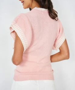 YH & Co (Chloe Yip) Nicolette Knit - Light Pink CLOTHING