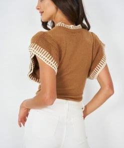 YH & Co (Chloe Yip) CLOTHING Nicolette Knit - Tan