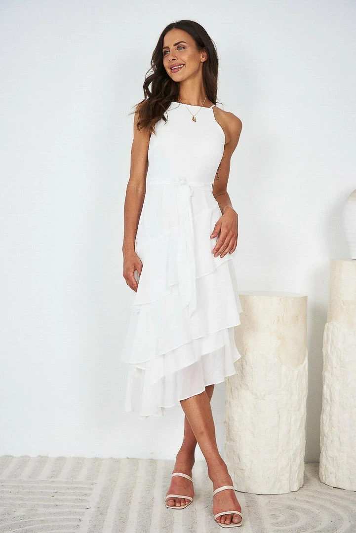 Esther Luxe DRESSES Cadence Dress - Ivory 3 Esther Luxe DRESSES Cadence Dress - Ivory