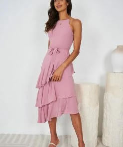 Esther Luxe Cadence Dress - Blush DRESSES