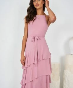 Esther Luxe Cadence Dress - Blush DRESSES