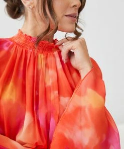 Wild Ginger DRESSES Daenerys Dress - Orange Print