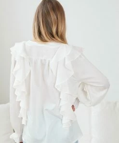 Sassy Hills Fashion Dalexxe Blouse - White CLOTHING