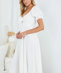 WeLove Fashion Danielle Dress - White DRESSES 10 WeLove Fashion Danielle Dress - White DRESSES