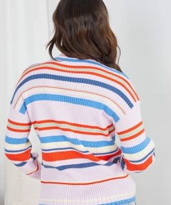 Style Box CLOTHING Dayla Knit - Pink Stripe