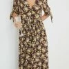 Miracle Fashion Delorece Dress - Chocolate Floral DRESSES