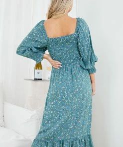 Style Box DRESSES Devorah Dress - Green Print