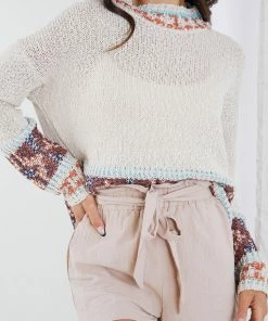 Miracle Fashion Didi Knit - Beige Print Jumpers & Sweaters 12 Miracle Fashion Didi Knit - Beige Print Jumpers & Sweaters