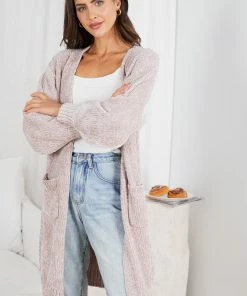 Miracle Fashion CLOTHING Dominica Cardigan - Beige