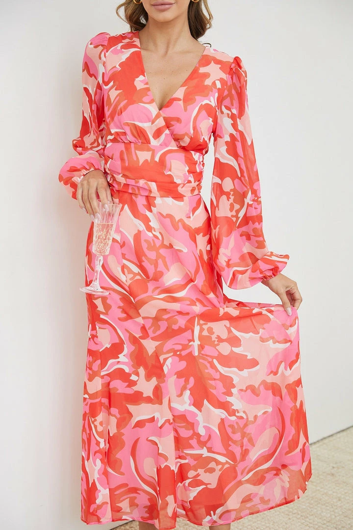 Wild Ginger DRESSES Dorcas Dress - Pink Print 6 Wild Ginger DRESSES Dorcas Dress - Pink Print