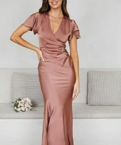 Desire Doren Dress - Rust DRESSES